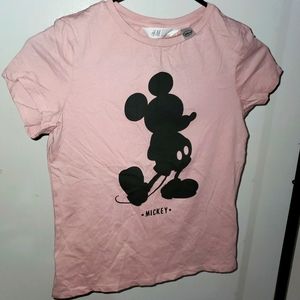 Pink Mickey Mouse Tee